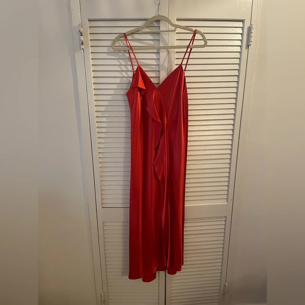 Mestiza Red Midi Dress - Picture 2 of 6